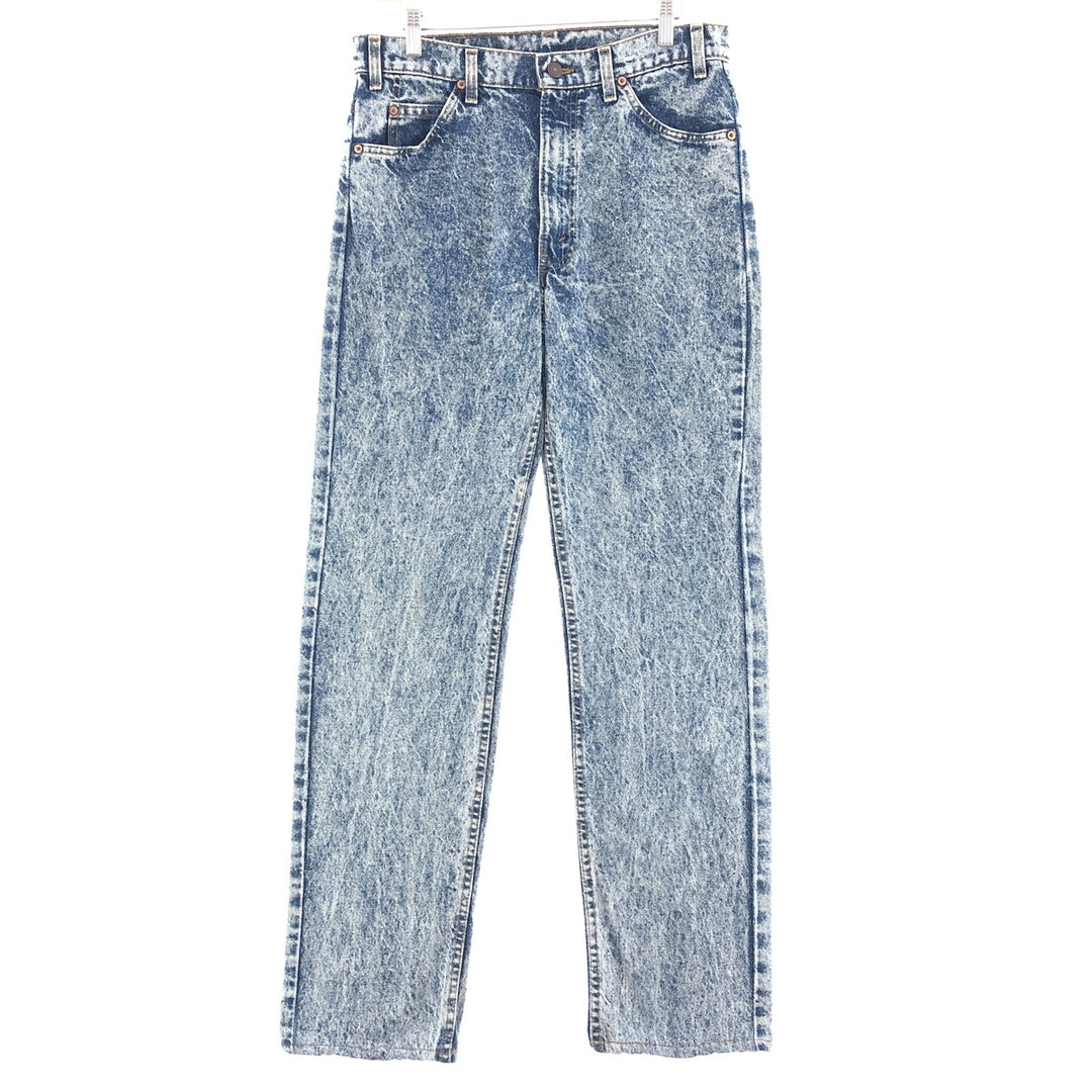 90'S Levi's 40505-0208 Chemical Wash Tapered Denim Pants Made in USA Men's W34 Vintage /taa003207