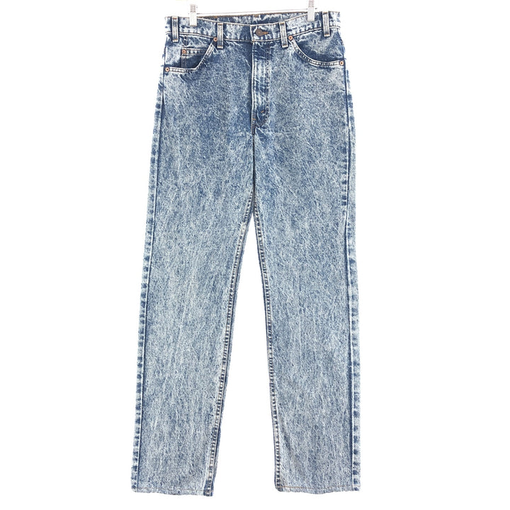 90'S Levi's 40505-0208 Chemical Wash Tapered Denim Pants Made in USA Men's W34 Vintage /taa003207