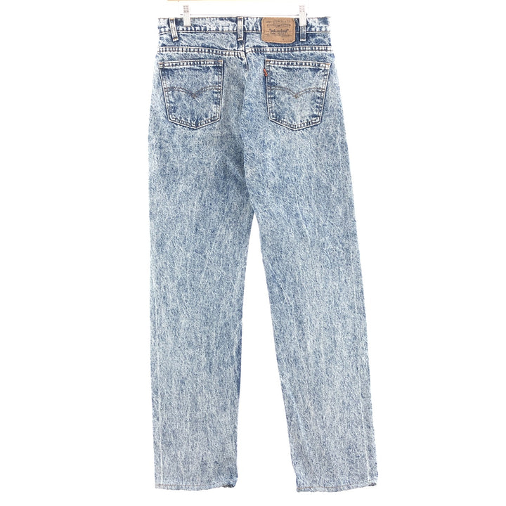 90'S Levi's 40505-0208 Chemical Wash Tapered Denim Pants Made in USA Men's W34 Vintage /taa003207