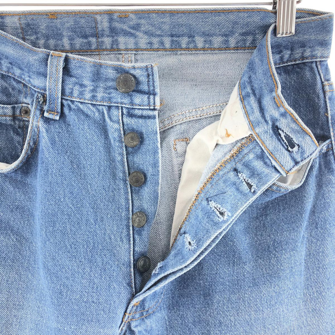 90'S Levi's 501 Straight Denim Pants Made in USA Men's W30 Vintage /taa003215