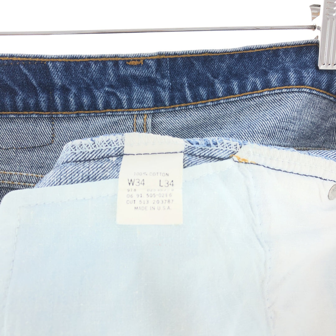 90'S Levi's 505 Tapered Denim Pants Made in USA Men's W34 Vintage /taa003224