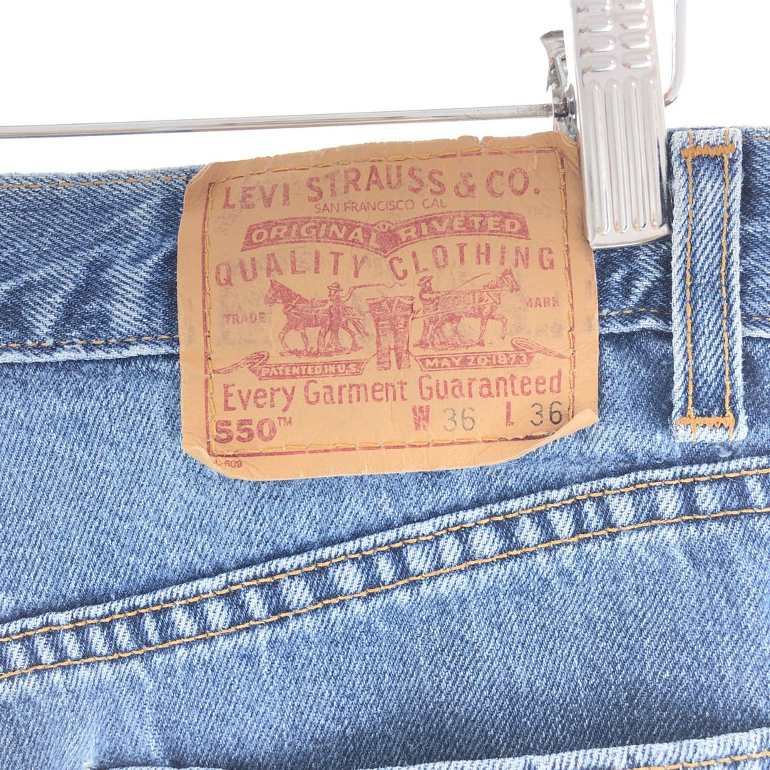 Levi's 550 Tapered Denim Pants Made in USA from 2000 onwards Men's W36 /taa003230
