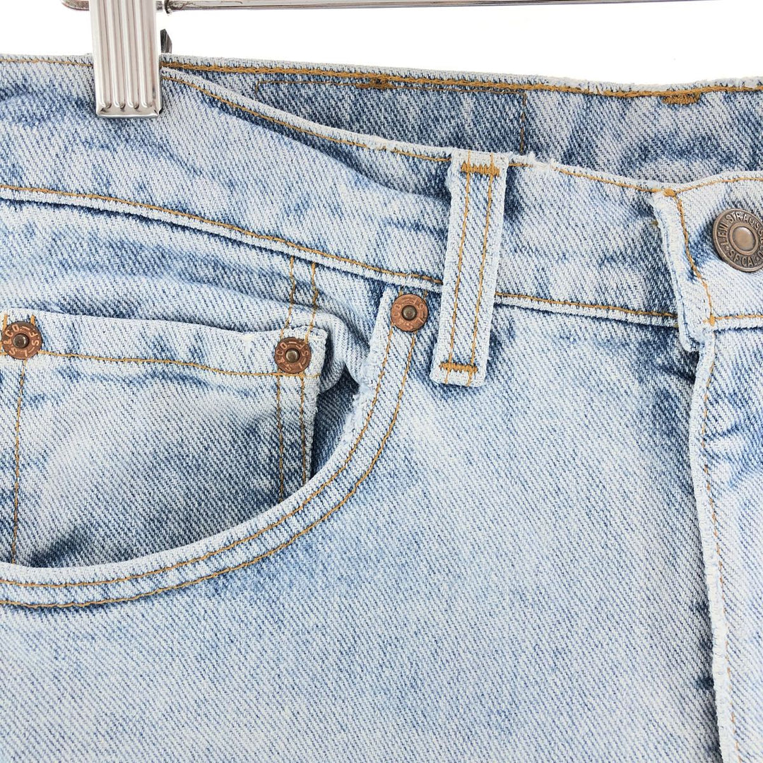 90'S Levi's 550 Tapered Denim Pants Made in USA Men's W31 Vintage /taa003234