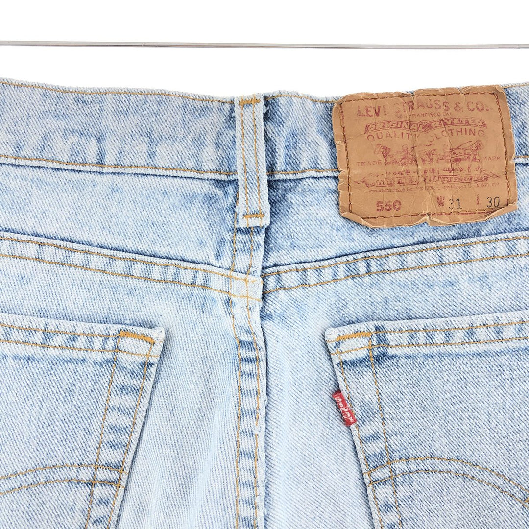 90'S Levi's 550 Tapered Denim Pants Made in USA Men's W31 Vintage /taa003234