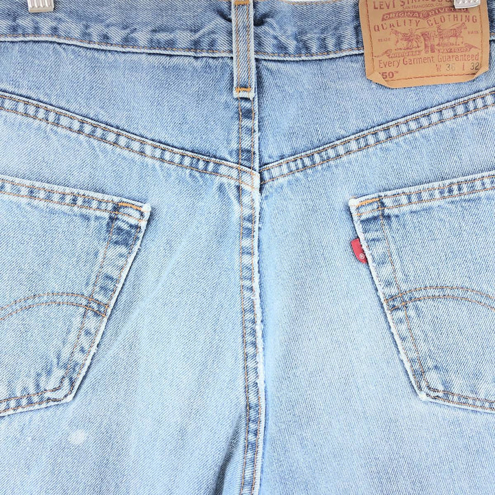 Levi's 550 Relaxed Fit Tapered Denim Pants Made in USA Men's w36 /taa003238