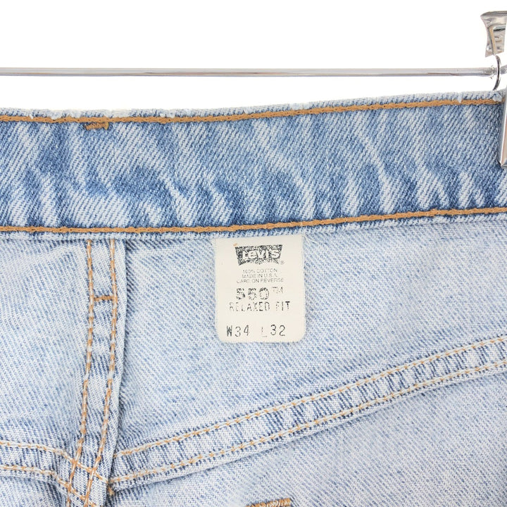 90'S Levi's 550 Tapered Denim Pants Made in USA Men's W34 Vintage /taa003252