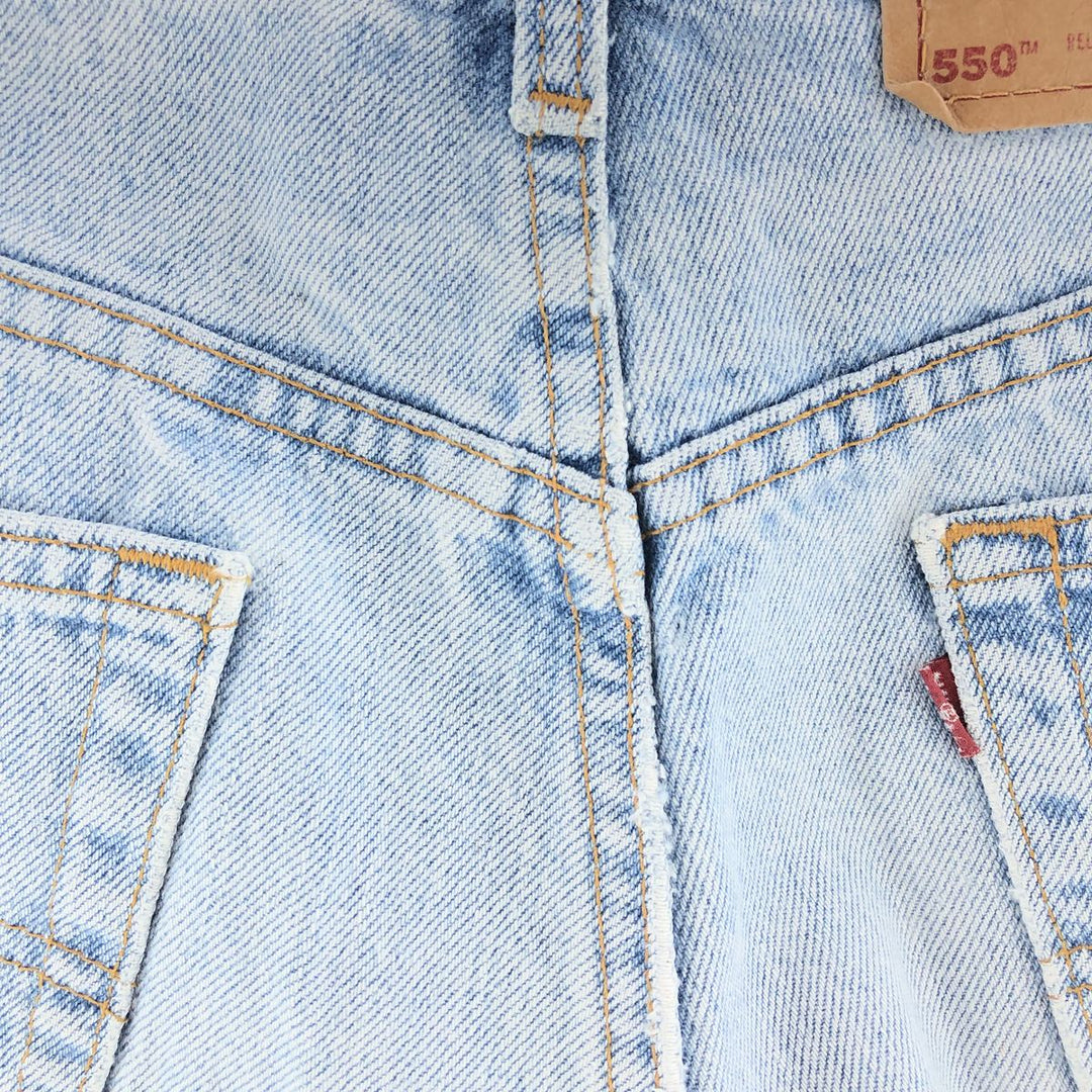 90'S Levi's 550 Tapered Denim Pants Made in USA Men's W34 Vintage /taa003252