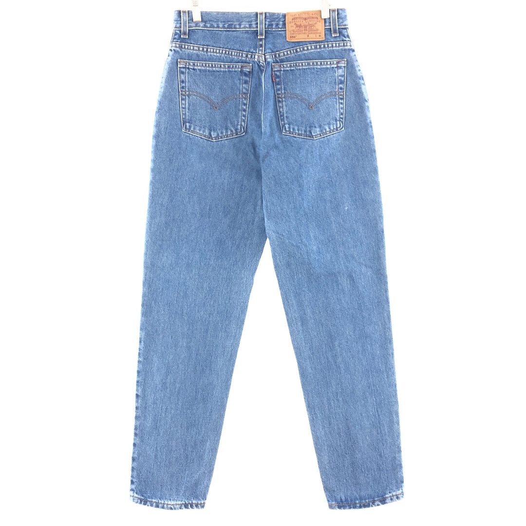 90'S Levi's 550 LOOSE FIT TAPERED LEG Tapered Denim Pants Made in USA Women's L (w30) Vintage /taa003294