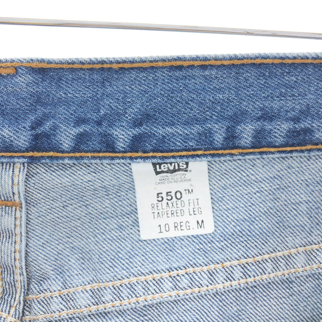 90'S Levi's 550 LOOSE FIT TAPERED LEG Tapered Denim Pants Made in USA Women's L (w30) Vintage /taa003294