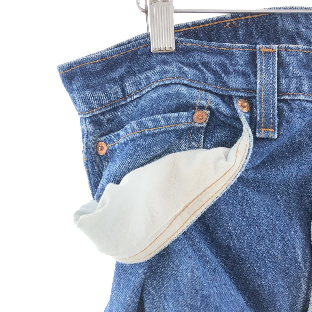 90'S Levi's 505 REGULAR FIT STRAIGHT LEG tapered denim pants made in USA men's w34 vintage /taa003296