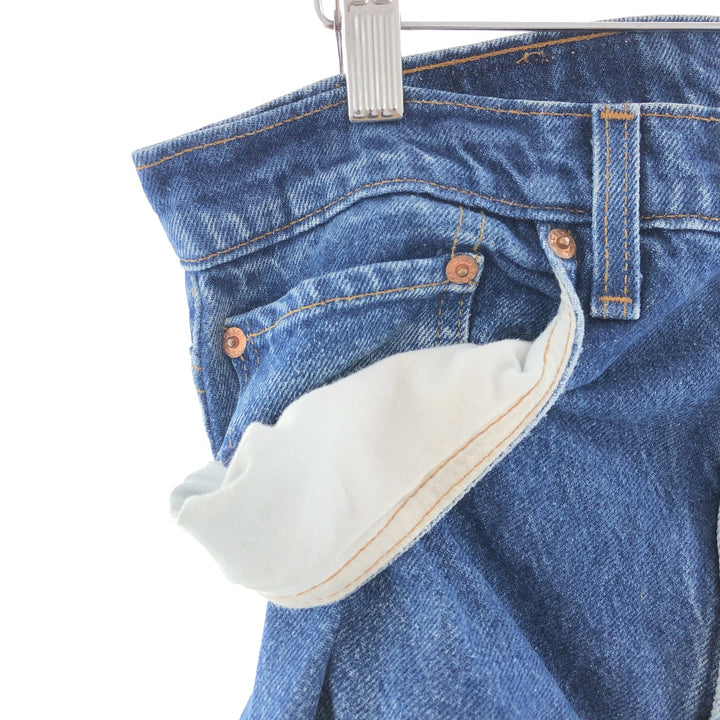 90'S Levi's 505 REGULAR FIT STRAIGHT LEG tapered denim pants made in USA men's w34 vintage /taa003296