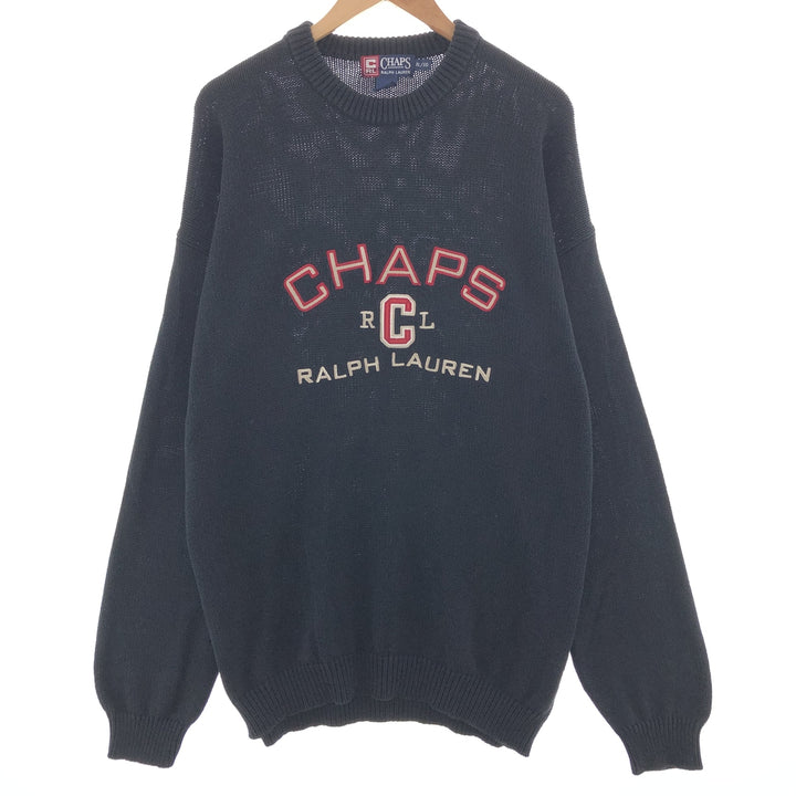 Ralph Lauren CHAPS Cotton Knit Sweater Men's XL Size /taa003422