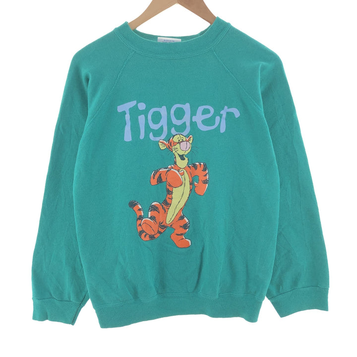 90'S Pooh Tigger character sweatshirt, made in USA, men's L, vintage /taa003531