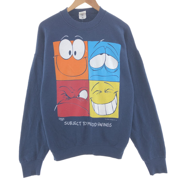 90'S FRUIT OF THE LOOM FREEZE NEW YORK character sweatshirt, made in USA, men's XL, vintage /taa003543