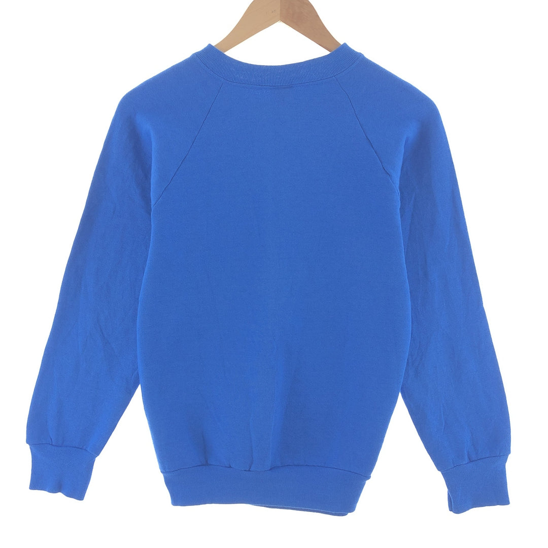 90'S Fruit of the Loom Raglan Sleeve Plain Sweatshirt Made in USA Men's S Vintage /taa003581