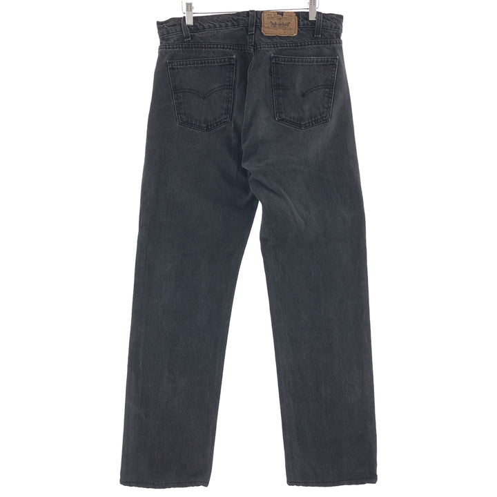 90'S Levi's 40505-4559 Black Denim Tapered Denim Pants Made in USA Men's W34 Vintage /taa003621