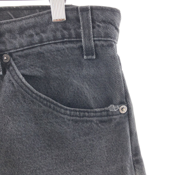 90'S Levi's 40505-4559 Black Denim Tapered Denim Pants Made in USA Men's W34 Vintage /taa003621