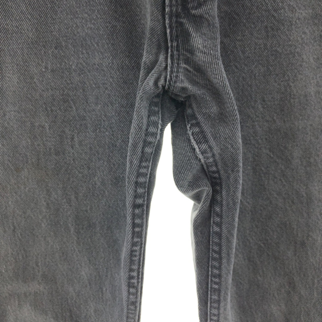 90'S Levi's 40505-4559 Black Denim Tapered Denim Pants Made in USA Men's W34 Vintage /taa003621