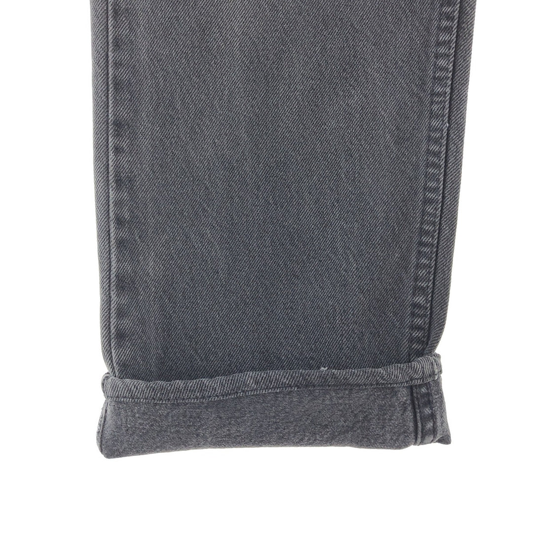 90'S Levi's 40505-4559 Black Denim Tapered Denim Pants Made in USA Men's W34 Vintage /taa003621