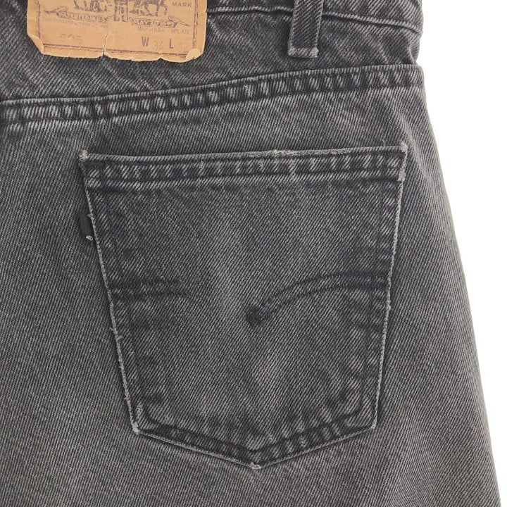 90'S Levi's 40505-4559 Black Denim Tapered Denim Pants Made in USA Men's W34 Vintage /taa003621