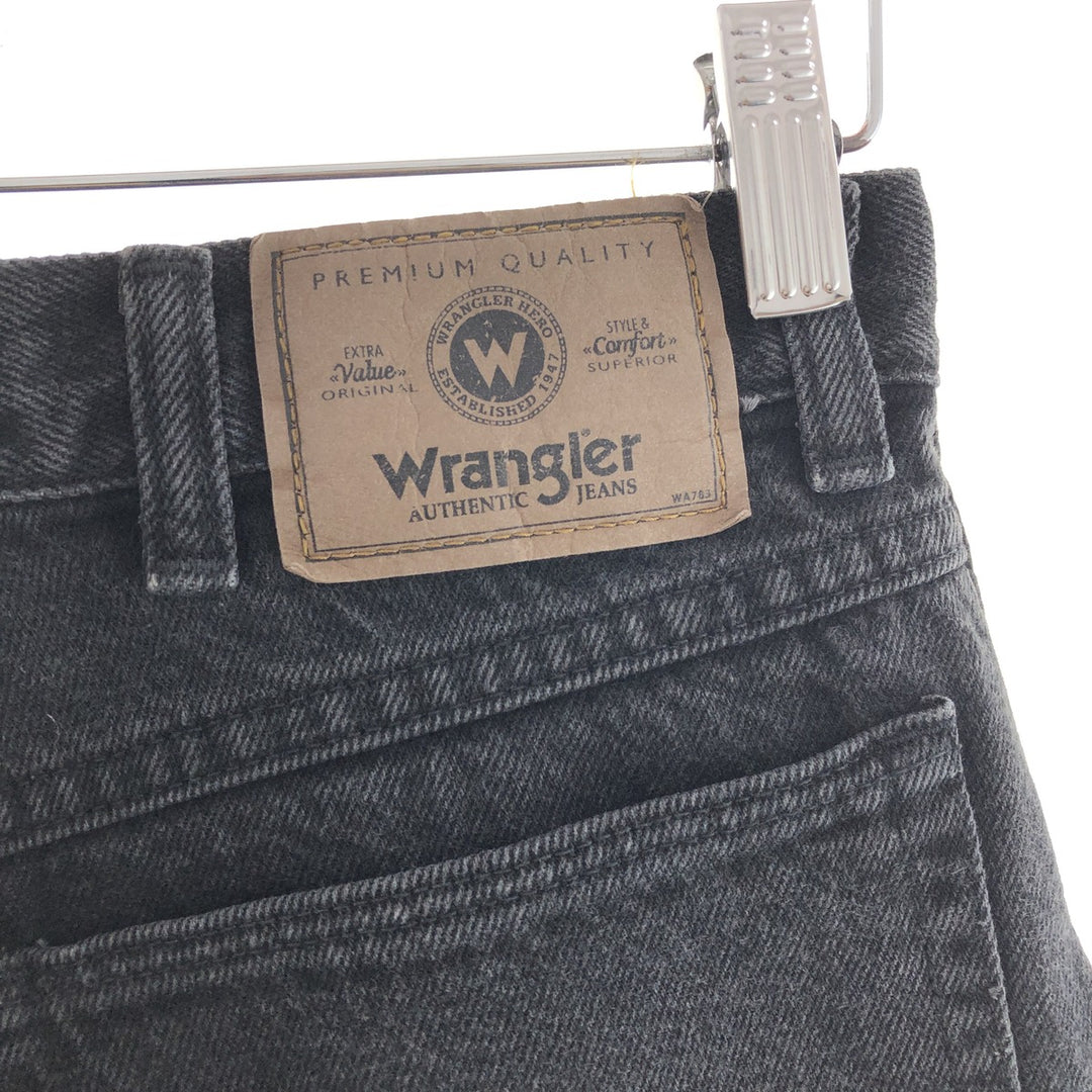 Wrangler Black Denim Denim Pants Men's W34 /taa003674