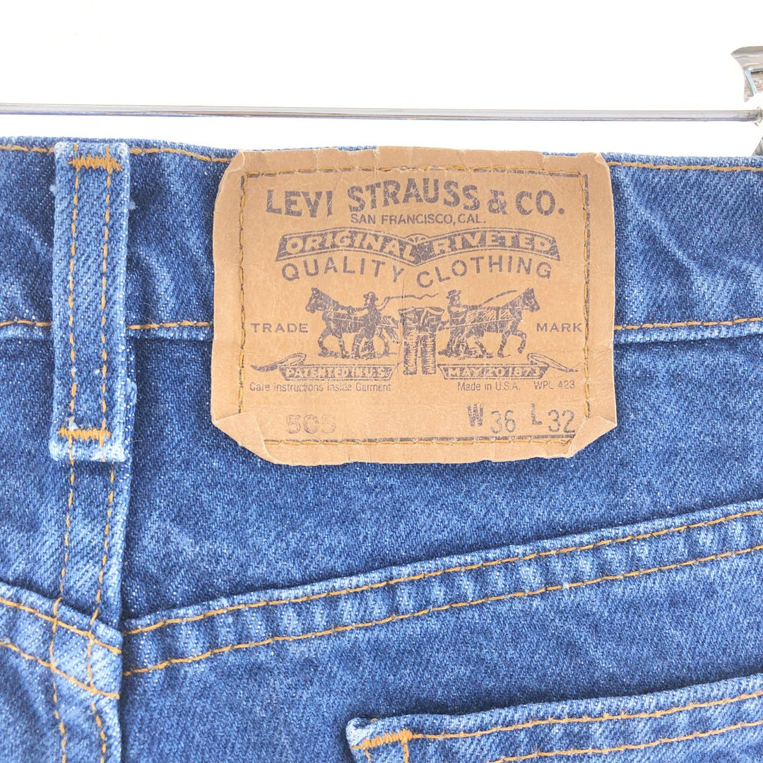 90'S Levi's 20505-0217 Tapered Denim Pants Made in USA Men's W36 Vintage /taa003682