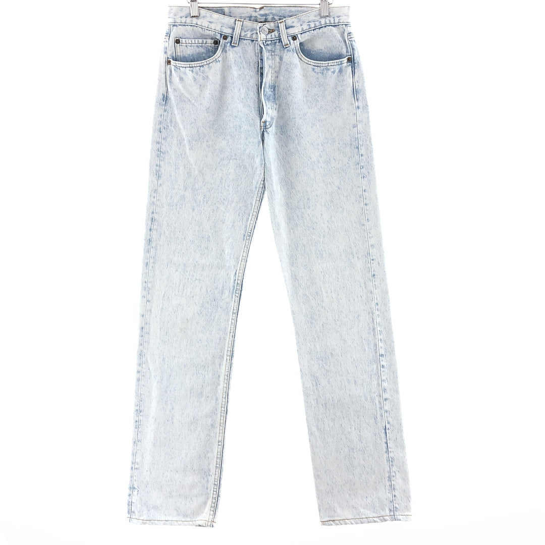 90'S Levi's 501-1108 Chemical Wash Denim Pants Made in USA Men's W32 Vintage /taa003684