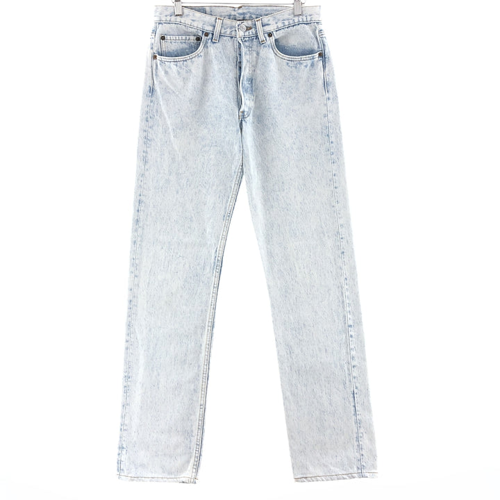 90'S Levi's 501-1108 Chemical Wash Denim Pants Made in USA Men's W32 Vintage /taa003684
