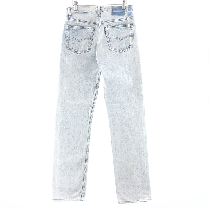 90'S Levi's 501-1108 Chemical Wash Denim Pants Made in USA Men's W32 Vintage /taa003684