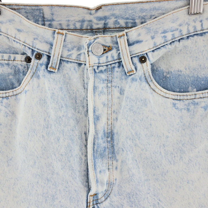 90'S Levi's 501-1108 Chemical Wash Denim Pants Made in USA Men's W32 Vintage /taa003684