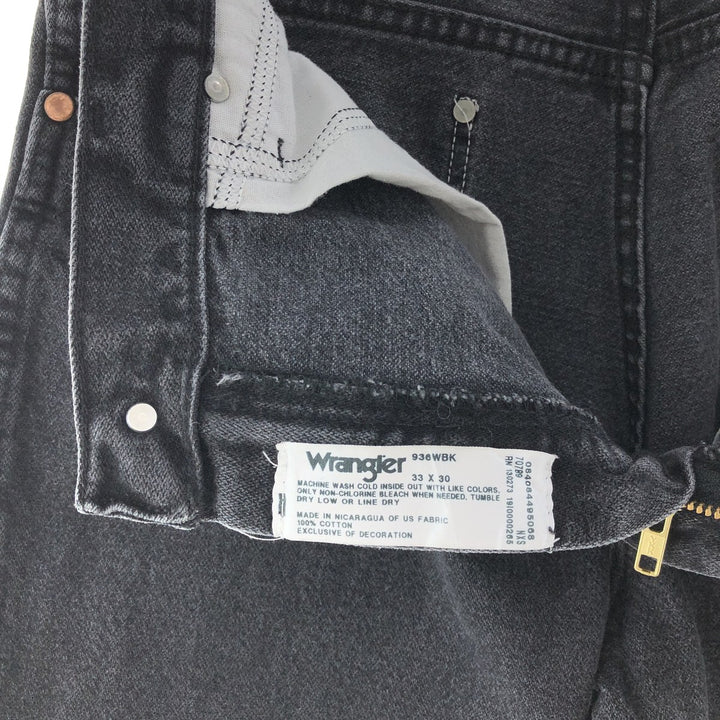 Wrangler Black Denim Denim Pants Men's W33 /taa003805