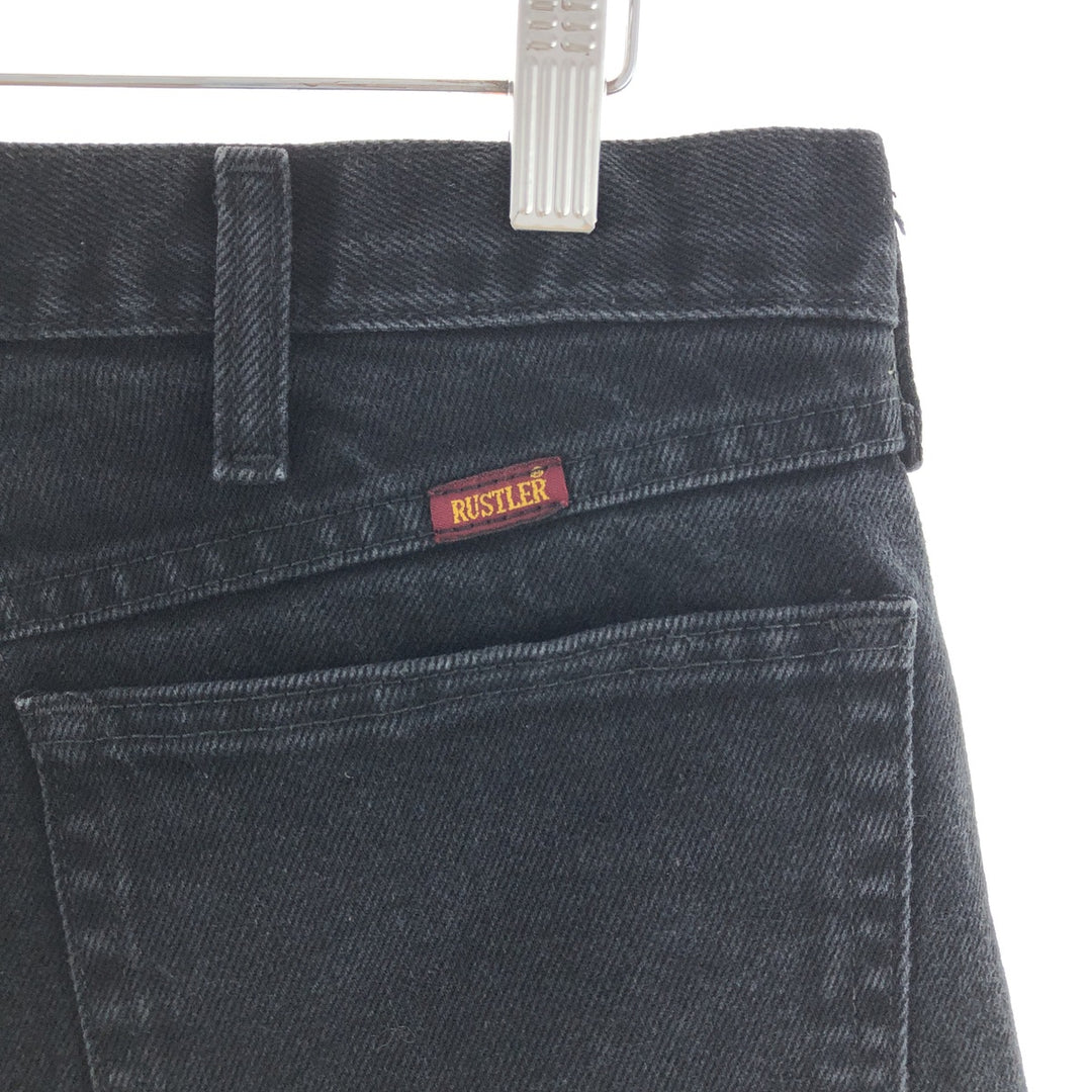 RUSTLER Black Denim Straight Denim Pants Men's w34 /taa003830