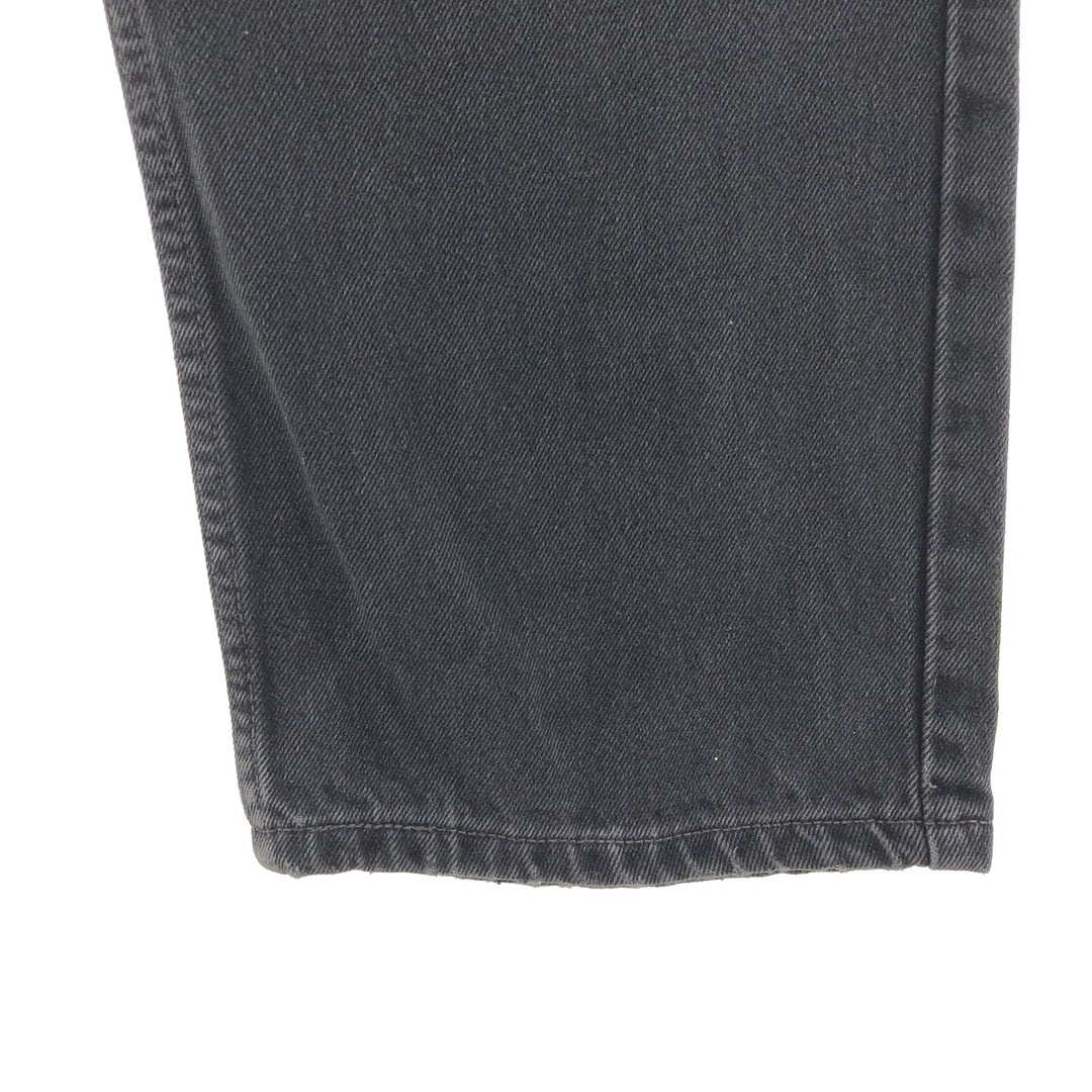 90'S Levi's 505 REGULAR FIT STRAIGHT LEG black denim tapered denim pants men's w36 vintage /taa003833