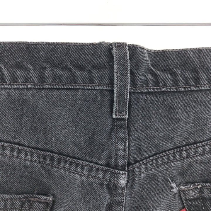 90'S Levi's 505 REGULAR FIT STRAIGHT LEG black denim tapered denim pants men's w36 vintage /taa003833