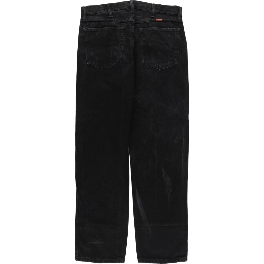 RUSTLER Black Denim Straight Denim Pants Men's w34 /taa003846