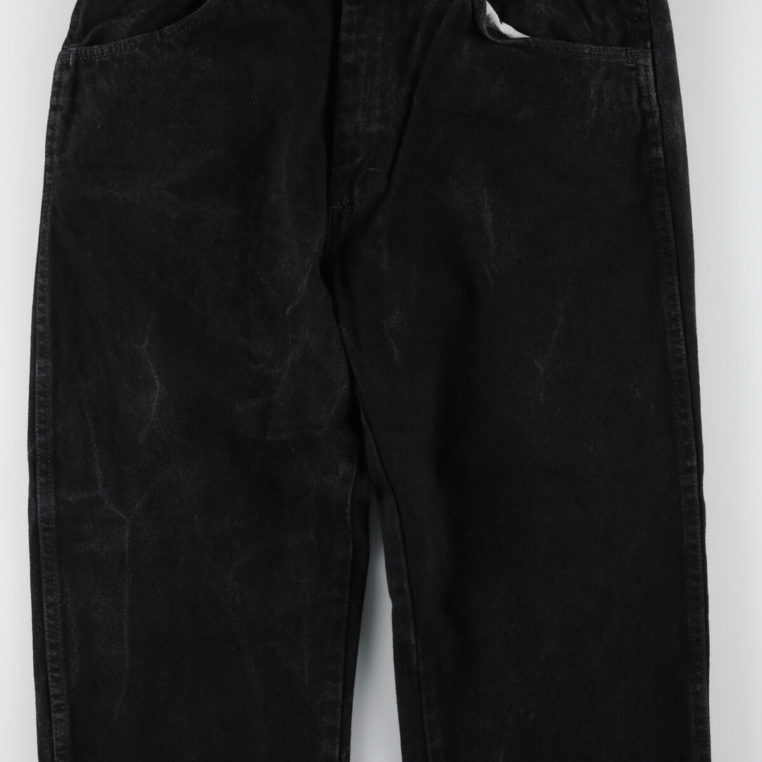 RUSTLER Black Denim Straight Denim Pants Men's w34 /taa003846