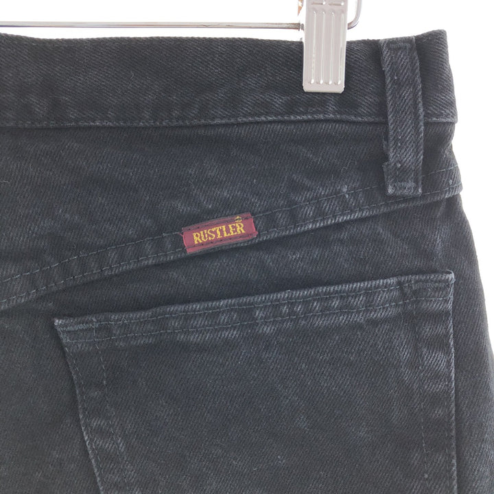 RUSTLER Black denim pants for men w30 /taa003855