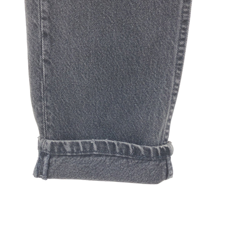 90'S Levi's 505-0260 Black Denim Tapered Denim Pants Made in USA Men's W31 Vintage /taa003892