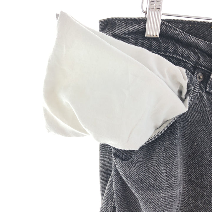 90'S Levi's 505-0260 Black Denim Tapered Denim Pants Made in USA Men's W31 Vintage /taa003892