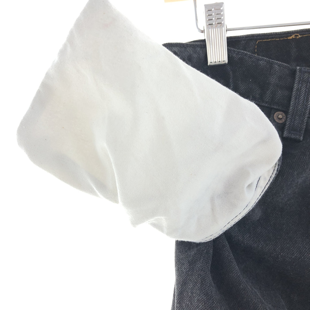 90'S Levi's 560 LOOSE FIT TAPERED LEG Black Denim Tapered Denim Pants Made in USA Men's w29 /taa003910