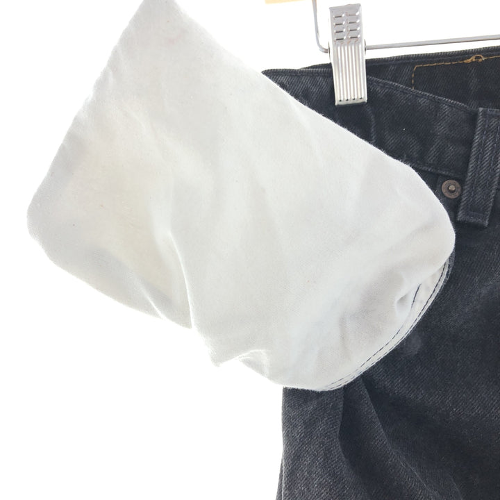 90'S Levi's 560 LOOSE FIT TAPERED LEG Black Denim Tapered Denim Pants Made in USA Men's w29 /taa003910