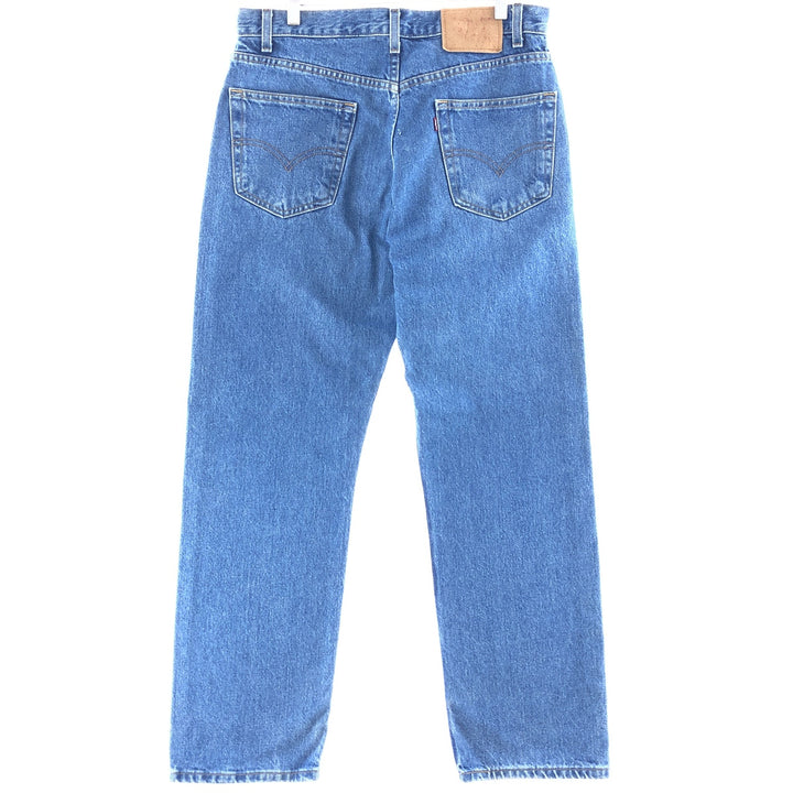 Levi's 505 REGULAR FIT STRAIGHT LEG tapered denim pants for men w34 /taa003974