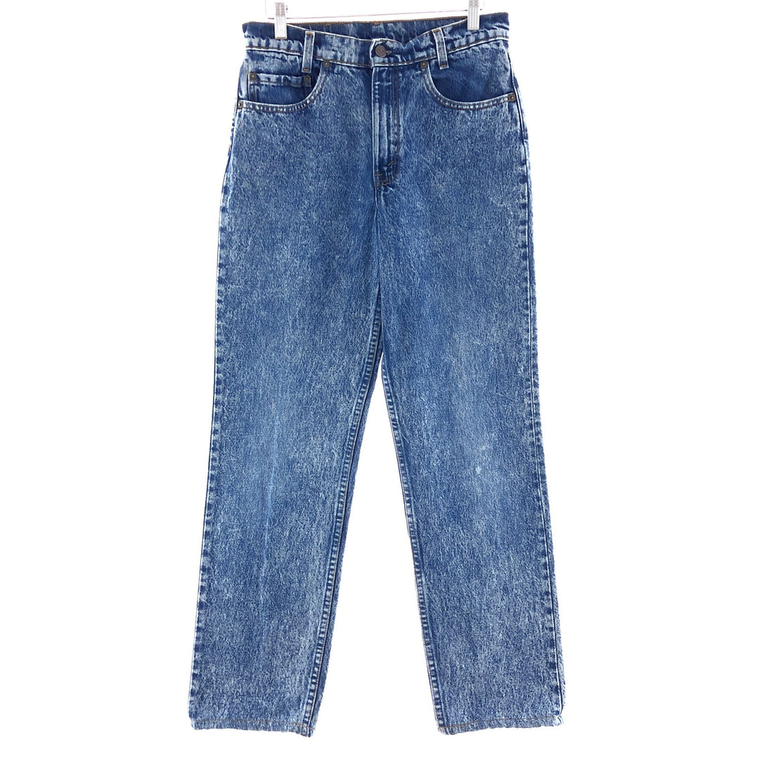 90'S Levi's 7505-1109 STUDENT Chemical Wash Tapered Denim Pants Made in USA Men's W30 Vintage /taa003980