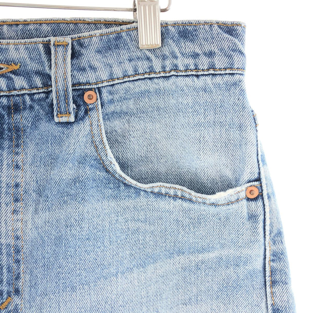 90'S Levi's 505 REGULAR FIT STRAIGHT LEG tapered denim pants made in USA men's w33 vintage /taa003989