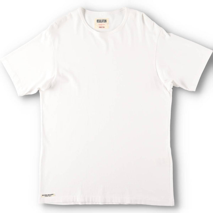 Yohji Yamamoto REGULATION Short-Sleeve T-Shirt, Men's Size L (approx.) cotton white type Vintage Second Hand