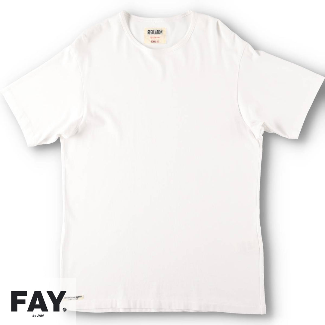 Yohji Yamamoto REGULATION Short-Sleeve T-Shirt, Men's Size L (approx.) cotton white type Vintage Second Hand