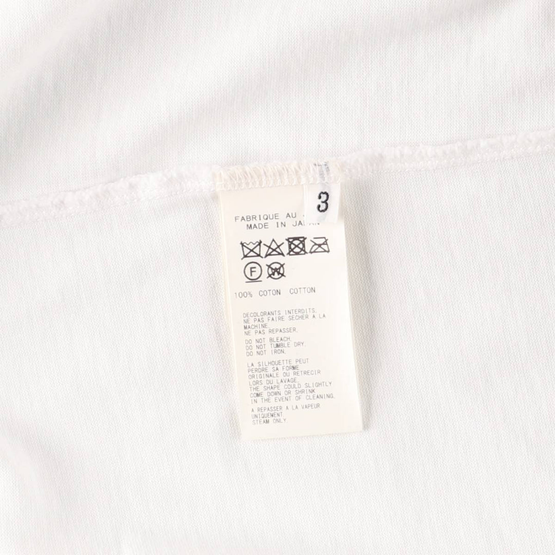 Yohji Yamamoto REGULATION Short-Sleeve T-Shirt, Men's Size L (approx.) cotton white type Vintage Second Hand