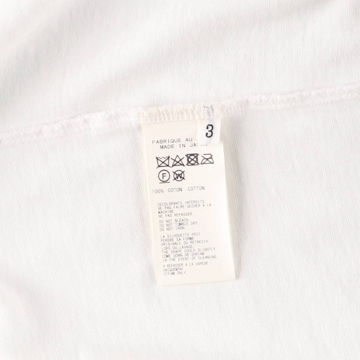 Yohji Yamamoto REGULATION Short-Sleeve T-Shirt, Men's Size L (approx.) cotton white type Vintage Second Hand