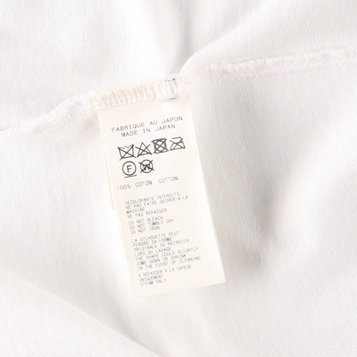 Yohji Yamamoto REGULATION Short-Sleeve T-Shirt, Men's Size L (approx.) cotton white type Vintage Second Hand