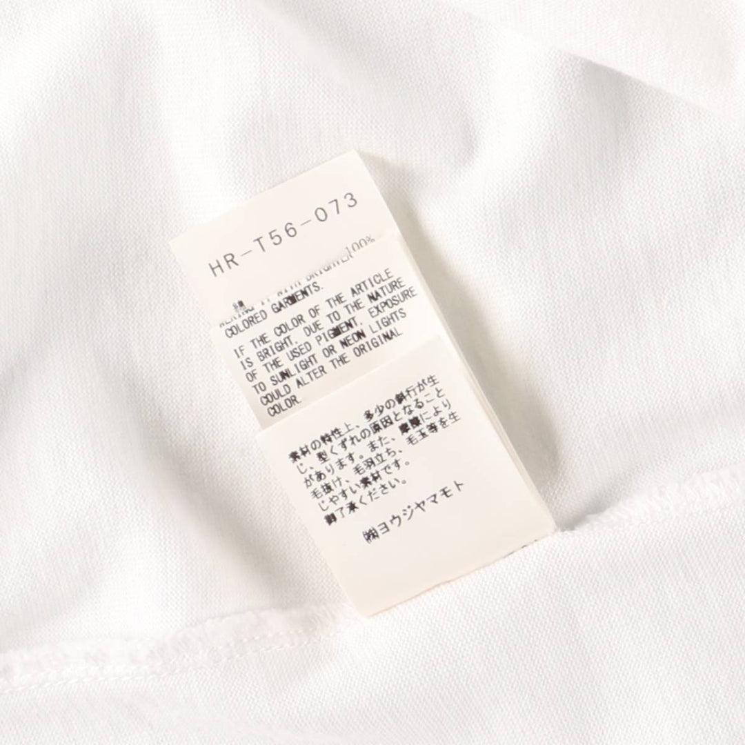 Yohji Yamamoto REGULATION Short-Sleeve T-Shirt, Men's Size L (approx.) cotton white type Vintage Second Hand
